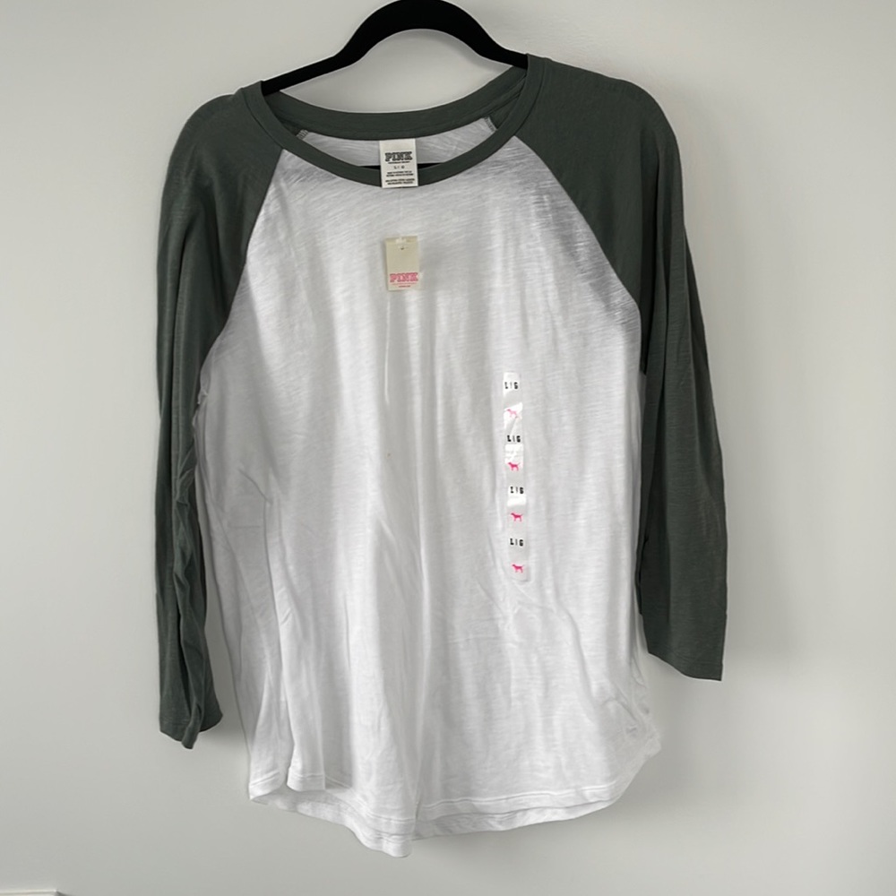 PINK | Thin Baseball Top